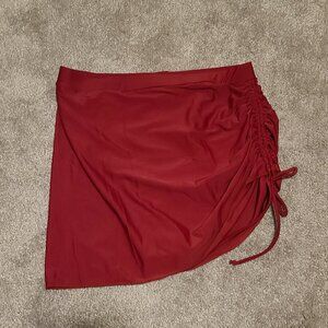 🥵 NWT swim Wine red SHEKINI Skirt